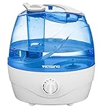 [Silencioso] ♥ humidificador ultrasónico dismimuye el nivel de ruido hasta 32dB (más silencio que un ordenador) para humidificación silencio sin molestar su estudio, trabajo o descanso. Perfecto para bebés, niños, padres y los que tengan sueño más ligero