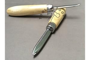 TOOLS N TOOLS UK Straight & Curved Burnisher for Stone Setting Polishing Burnishing Jewelery Tool