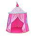Produktbild Children Castle Tent ,OverDose Schloss Kinder Zelt Haus der Spiele für Kinder Lustige Portable Zelt Baby spielen Tent House (120*110CM, Rosa)