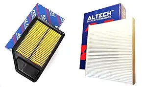 ALTECH Hi-Performance Air Filter + Cabin Filter Set For Honda City ZX (2003 To 2008 Models)