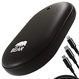 Effektive W?rme: mit doppelseitig bedruckte Instant Warmwasserbereiter bearpower Handw?rmer k?nnen Sie st?ndig bei 3?verschiedene Temperaturen warm, die Produktreihe von 40?????55??. Die roten Lichter informiert Sie ?ber die Temperatur, die Sie gesetzt haben. Erw?rmung wird schaltet sich automatisch nach einer Stunde um die Batterie zu sparen, kann dies leicht durch die Zentrale Taste neu gestartet werden.