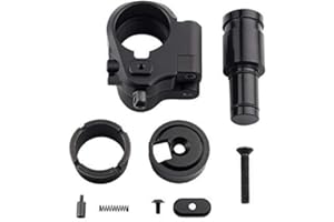 Gocheer Adaptador AR de acciones Plegables M16 M4 SR25 Serie GBB CS Airsoft Accesorios de Caza-（BK）