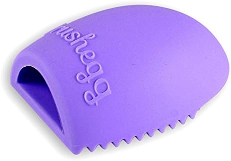 meyfdsyf Light Purple Beauty Cosmetic Cleaning Glove MakeUp Washing Brush Scrubber Board Clean Tool