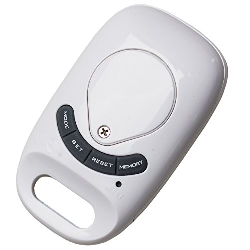 CSX Wander 3D Schrittzähler mit Kalorienzähler und Halsband, P361, weiss - 3