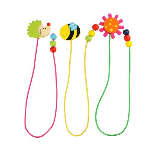 Bigjigs Toys BJ885 Wooden Animal Bookmarks (Pack of 3)