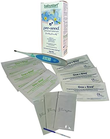 Fertility Pack - 3 x FSH Fertility Strip Tests / 1 x Pre-seed / 1 x Digital (F) Thermometer & Chart /15 x Ovulation / 5 x Pregnancy Tests