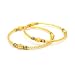 TREDITIONAL DESIGN MULTI COLOR MEENAKARI GOLD PLATED BANGLES SET FOR WOMEN SIZE 2.6 RS.99.00