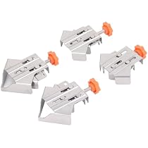 Pinces Angle 90° Lot De 4 - Acier Inoxydable Pour Bois Et Métal