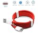 A2Z Shop C Type Usb Mobile Charging Cable Compatible For OnePlus 5 / OnePlus5 / OnePlusFive/ One Plus 5 / One Plus5 / OnePlus Five / 1+5 / One + Five / OnePlus 5 C USB Type C Cable, USB Type-C Cable, Fast Adaptive c cable C Type Cable Charging Cable, Data Cable,Usb Cable , Sync Cable High Speed Original C Type Usb Data Charging Cable 1 Meter Length (Round Red) RS.345.00