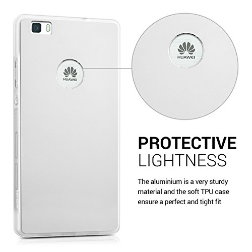 kwmobile Funda Protectora r gida para Huawei P8 Lite 2015 con Parte Trasera de Aluminio y Marco de Silicona TPU - Carcasa en Plata reviews kwmobile Funda Protectora r gida para Huawei P8 Lite 2015 con Parte Trasera de Aluminio y Marco de Silicona TPU - Carcasa en Plata