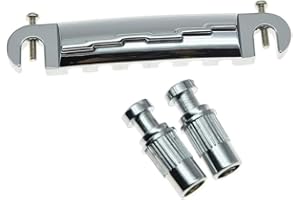 Dopro Chromowana opaska na gitarę elektryczną wokół ogona mostka dla Les Paul LP Junior