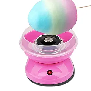 YAGVIZ Cotton Candy Machine,Home DIY Children Cotton Candy Maker 110V Portable Marshmallow Machine Electric Sugar Floss Maker Homemade Sweets Candy Making Supplies for Birthday Parties Pink