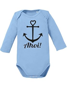 Ahoi Anker - Bio Baby Langarmbody