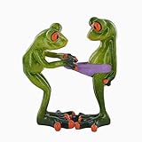 comical ranas CHEEKY pantalones - pequeño figura decorativa de resina ideal para casa regalo