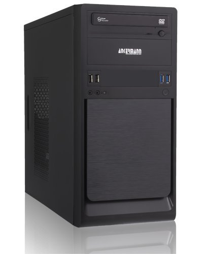 Ankermann-PC Office Business SSD PC, Intel Core i3 4170 2×3,70GHz, HD Graphics 4400 DVI HDMI VGA, 8GB RAM, 240GB SSD, be quiet! System Power B8 300W, Microsoft Windows 10 Professional, EAN 4260409325180 - 5