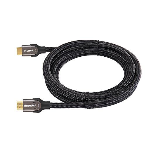 Bugubird HDMI Kabel 4.6m – Hochgeschwindigkeits HDMI 2.0a 28AWG CL3 – Ultra HD 4K @ 60Hz 18Gbps 3D 2160p 1440p 1080p Ethernet und ARC - 5