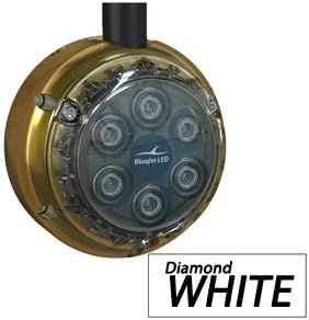 Bluefin LED Piranha DL6 Surface Mount Underwater LED Dock Light - 2500 Lumens - Diamond White