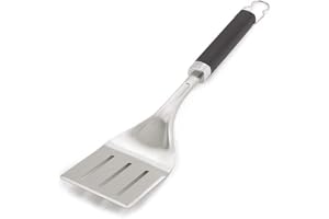 Weber Premium Stekspade (46cm), av Rostfritt Stål, med Komfortgrepp, Diskmaskinssäker - Svart/Silver (6761)