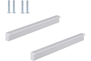 BOOLSFMAM Maniglia Del Cassetto Alluminio, 2 Pezzi Maniglie per Mobili da Cucina in Per Cucina, Cassetti, Porte, Armadi, A Casa e in Ufficio, Oggetto di Arredamento