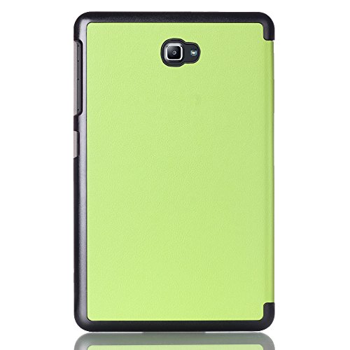 Tasche Samsung Tab A 10.1 Zoll,Galaxy Tab A6 SM-T580N Hülle – PU Leder Flip Cover Smart Case Stand Schutzhülle für Samsung Galaxy Tab A6 10.1 Zoll SM-T580N / SM-T585N Tablet Tasche Hülle,Grün - 3
