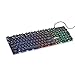 Produktbild Tastatur Zariavo,Bunte LED-Hintergrundbeleuchtung mit beleuchtetem USB-Kabel und Regenbogen-Gaming-Tastatur
