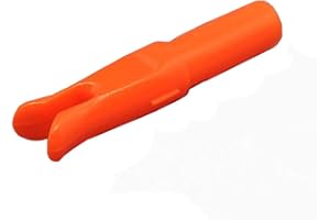 ACCMOS 50 pcs Rapid Shooting Archery Nocks Wide Open Angle Arrow Nock, For ID 6.2 mm Carbon Fiberglass Arrow Shaft DIY Archery Accessory