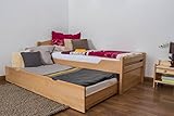 Maße: 74.70x97.5x208 (HxBxT) Einzelbett/Funktionsbett\