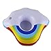 Price comparison product image Ouken Inflatable Rainbow Clouds Drinks Holder Floating Salad Fruit Serving Bar Swimming Pool Adults Children Party Pack – Pack of 1