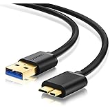 UGREEN Micro USB Cable, 0.5m USB to Micro USB 3.0 Type A to Micro B Male Cable Charging and Syncing for Samsung Galaxy S5, Galaxy Note 3, Galaxy Note Pro 12.2, Nokia Lumia 2520, Toshiba,Western Digital and other USB 3.0 External Hard Drives etc
