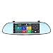 Produktbild JUNERAIN Junierain Dashcam 170° 17,8 cm Dual Linse Auto Rückspiegel DVR Video Recorder Kamera Android 5.0 3G WiFi GPS