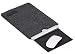 Produktbild Huawei MateBook X Laptop Liner Bag, AVIDET 13,3 Zoll Schock-Absorption Soft Notebook Felt Bag für Huawei MateBook X (Dunkelgrau)