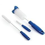 PetSafe Drinkwell Reinigungsset, Reinigungsbürsten für Trinkbrunnen, 3 verschiedene Bürsten mit Rostschutz