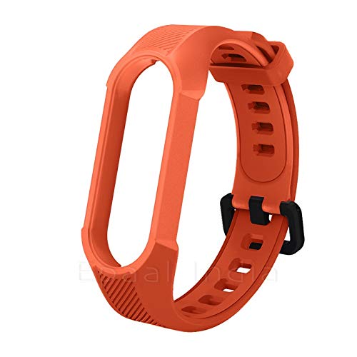 EpaalÂ® Silicone Straps for Mi Band 6 / Mi Band 5 Rugged and Tough Bracelet Silicone Replacement Strap Compatible with Mi Band 6 / Mi Band 5
