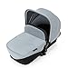 Ickle Bubba Stomp V2 All In One Baby Travel System - Lightweight Chasis Pram, Pushchair & Car Seat (Silver & Silver)