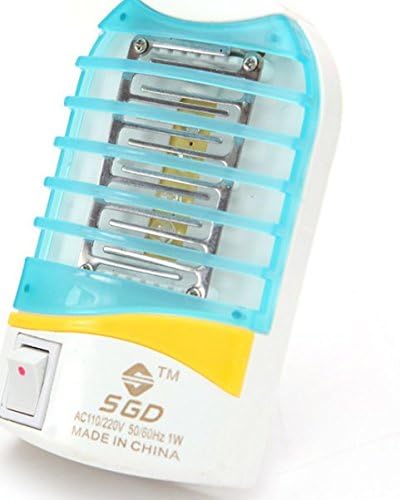 Earthsave Insect Mosquito Killer Mini LED Electronic Insect Mosquito Repellent Lamp Killing Fly Bug Night Housefly/Office Mini Mosquito Repellent (Blue)