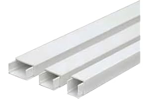 Wolfpack Goulotte adhésive avec couvercle 10 x 16 mm x 2 m