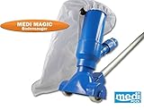 Compatible con Gardena. Medi Pool 22269 Medi Magic Aspiradora para la limpieza del suelo de la piscina