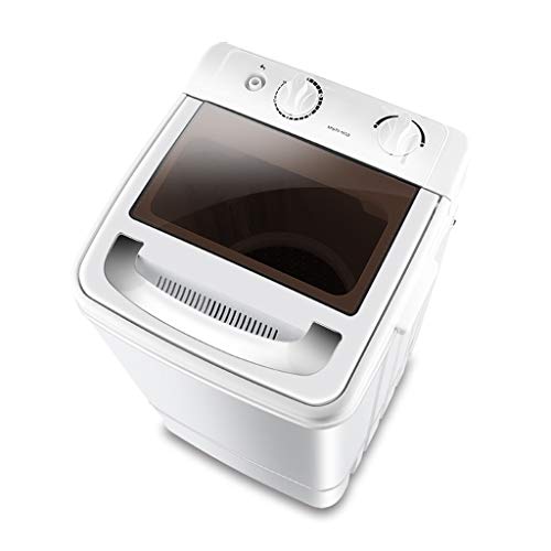 DAND Mini Lave Linge, Machine à Laver Portable,Il a Une Puissance de 500W, Une Charge de 7.0 kg et Une Centrifugeuse.pour Appartement,Dortoirs, Véhicules de Camping,Camping,Brown