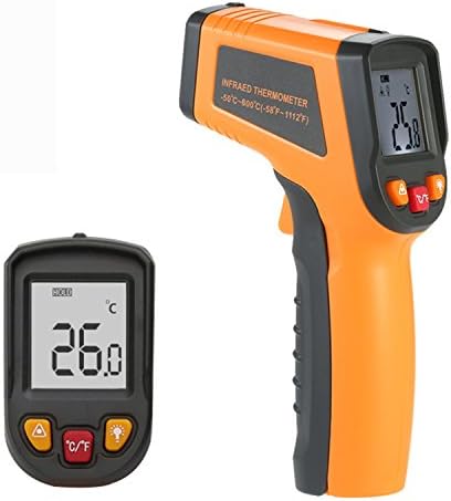 IR Infrared Digital Thermometer Professional Laser Point, Lasergrip 1080 Non-contact, -50°C ~ 550°C ( -58°F~1022°F ), Instant Read Temperature Gun, Rubber Paint Technology
