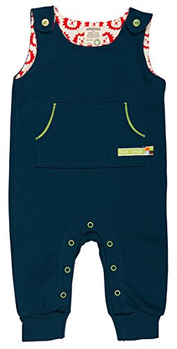loud + proud Baby Girls' Footie Blue Blau (Ultramarin ul) 3-6 Months