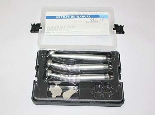 2*LED Fiber Optic Triple Water Spray+1*45 Degree Highspeed Handpiece Bush 4H
