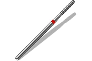 Vnjaoi Punte per unghie con gambo da 3/32'' Cuticola Punte per lima elettrica per trapano per unghie Forma cilindricaPunte per unghie pulite per manicure acrilica Pedicure Cuticola Gel Lucidatura