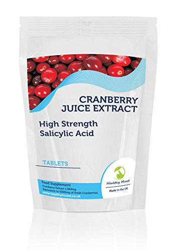 Cranberry Juice High Strength Extract Salicylic Acid 30 Tablets Immune System Prevent Urinary Tract infections HEALTHY MOOD UK