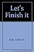 Produktbild Let's Finish it