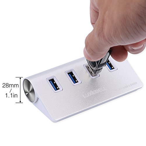 Luxebell® USB 3,1 4 Port USB 3.0 Hub für USB-Typ-C-Geräte, einschließlich der neuen MacBook, Chromebook Pixel und mehr - 2