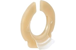 GIIIIUMP Stoma-Barrierringe mit L-förmigem Ausgang - Stomaringe mit L-förmiger Nut - Stomaversorgung - Kolostomiebedarf - 4 Stück/Packung (2mm Dicke, 47 mm Durchmesser)