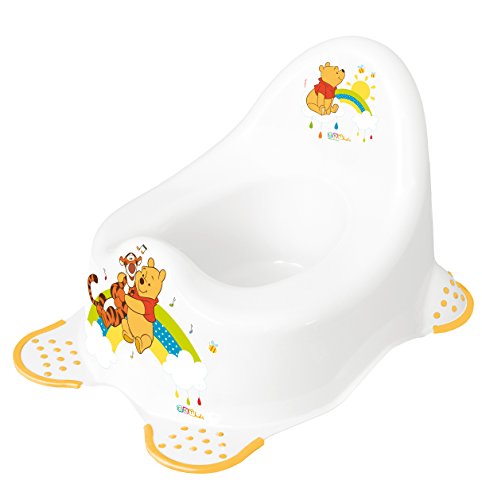 6er Set Winnie Pooh weiß Badewanne XXL 100 cm + Badesitz + Töpfchen + WC Aufsatz + Hocker + Windeleimer Neu - 8