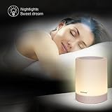 Kainuoa® LED Tischleuchte mit Wireless Bluetooth Lautsprecher Touch Lampe Nachtlicht Dimmbare Bunte Nachtischlampe Dekoleuchte in Farbwechsel für Kinderzimmer Schlafzimmer - 2