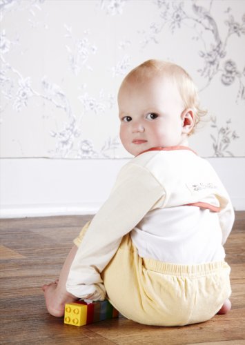 ScratchSleeves Anti-Kratz-Ärmel für Babys und Kleinkinder, guter Sitz, Creme / Schokobraun - 3