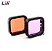 Produktbild LHI Snorkel Underwater Lens Filter Kit for Gopro Hero 5 Gopro Hero 6 Includes 2 Filters for Seawater and Freshwater